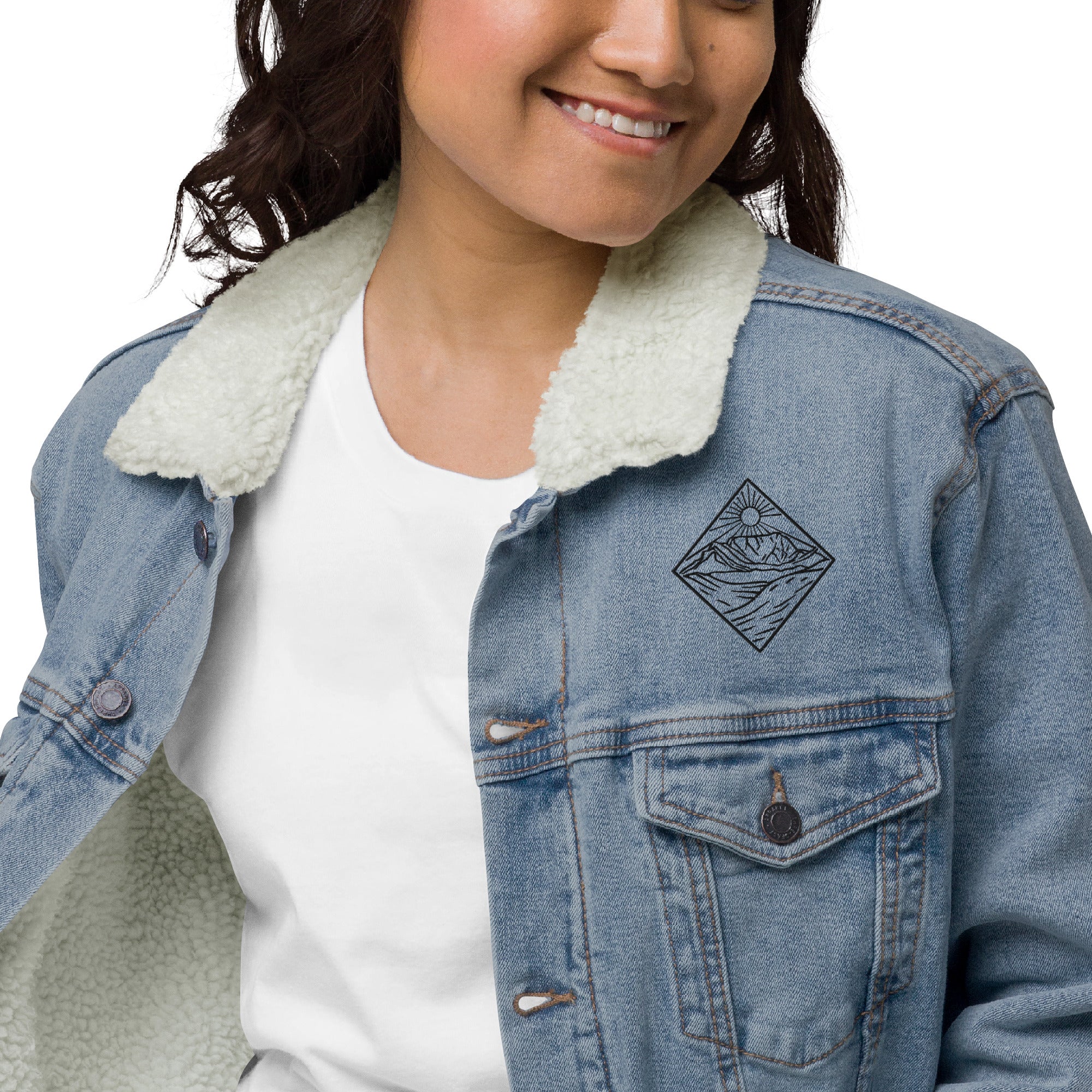 Denim sheepskin jacket 2025